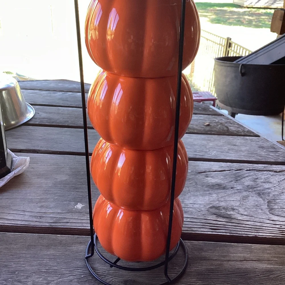 Celebrate! Halloween Stacking Mugs in a Rack - set of 4